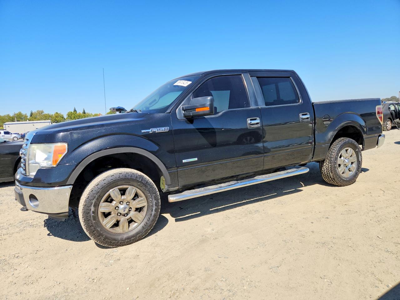 2012 Ford F150 Supercrew Black vin: 1FTFW1ET1CFA11513
