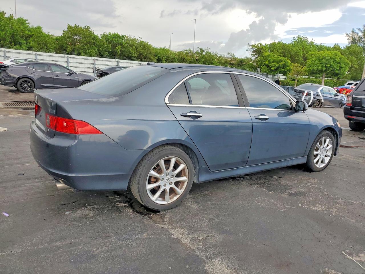 2008 Acura Tsx Gray vin: JH4CL96988C009021