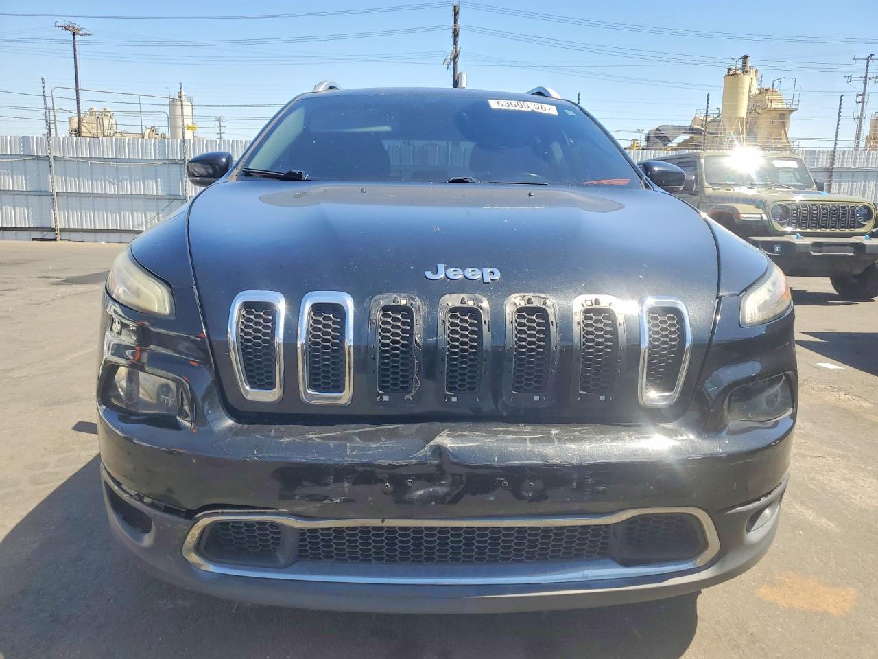 2014 Jeep Cherokee Limited Black vin: 1C4PJLDS7EW158574