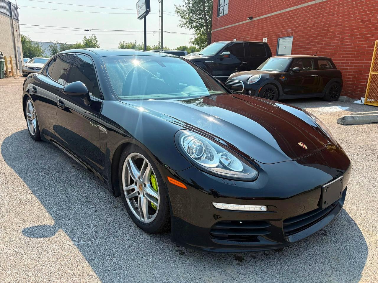 2014 Porsche Panamera S Hybrid Black vin: WP0AD2A72EL044989