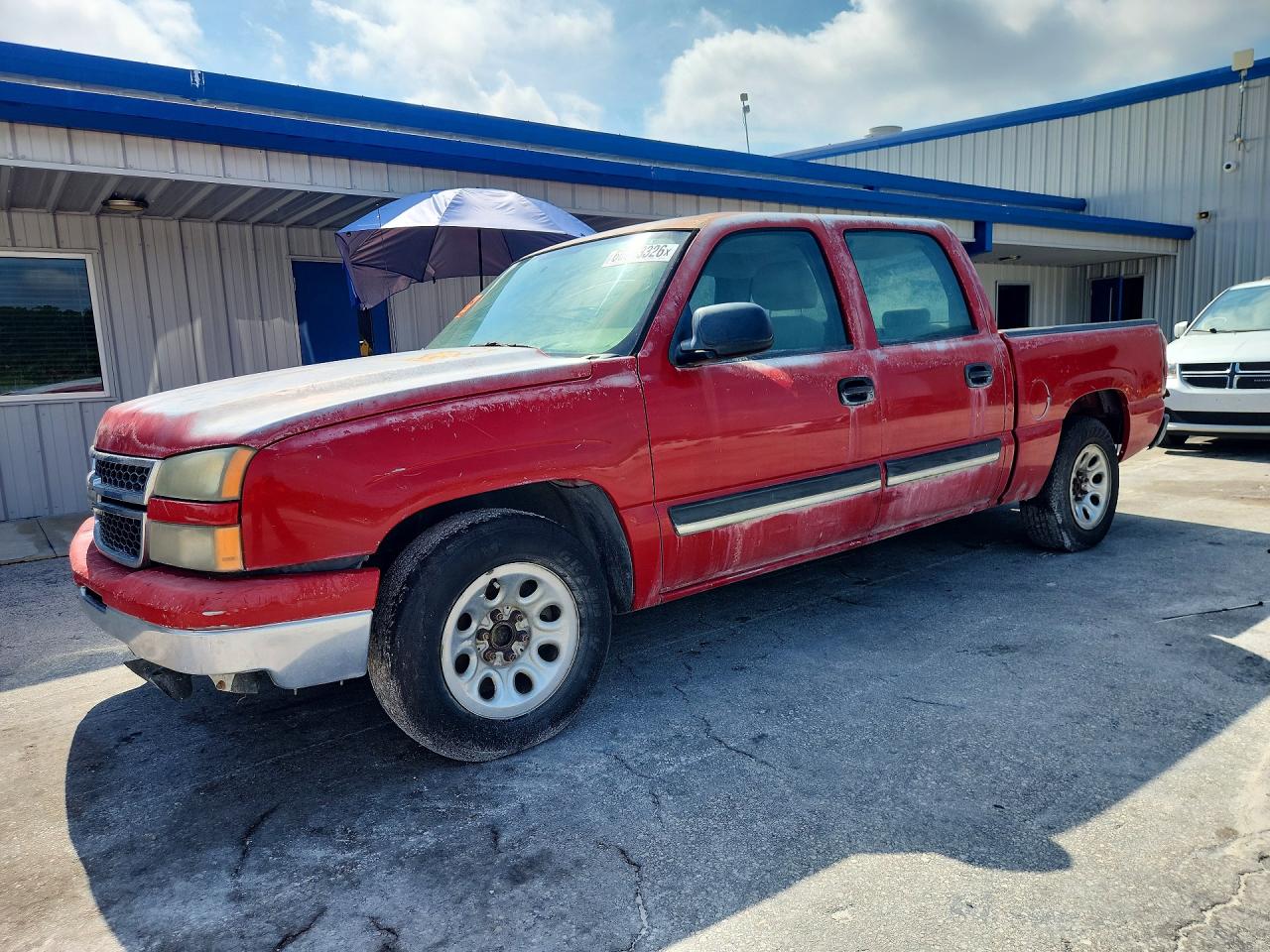 2007 Chevrolet Silverado C1500 Classic Crew Cab Red vin: 2GCEC13V771165391