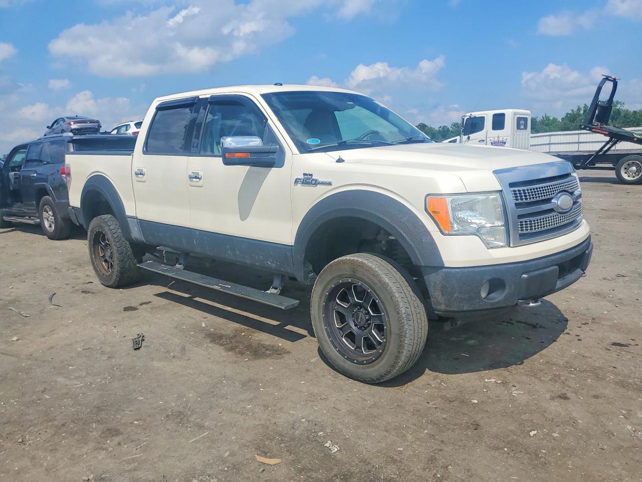 2009 Ford F150 Supercrew White vin: 1FTPW14V09FA34152