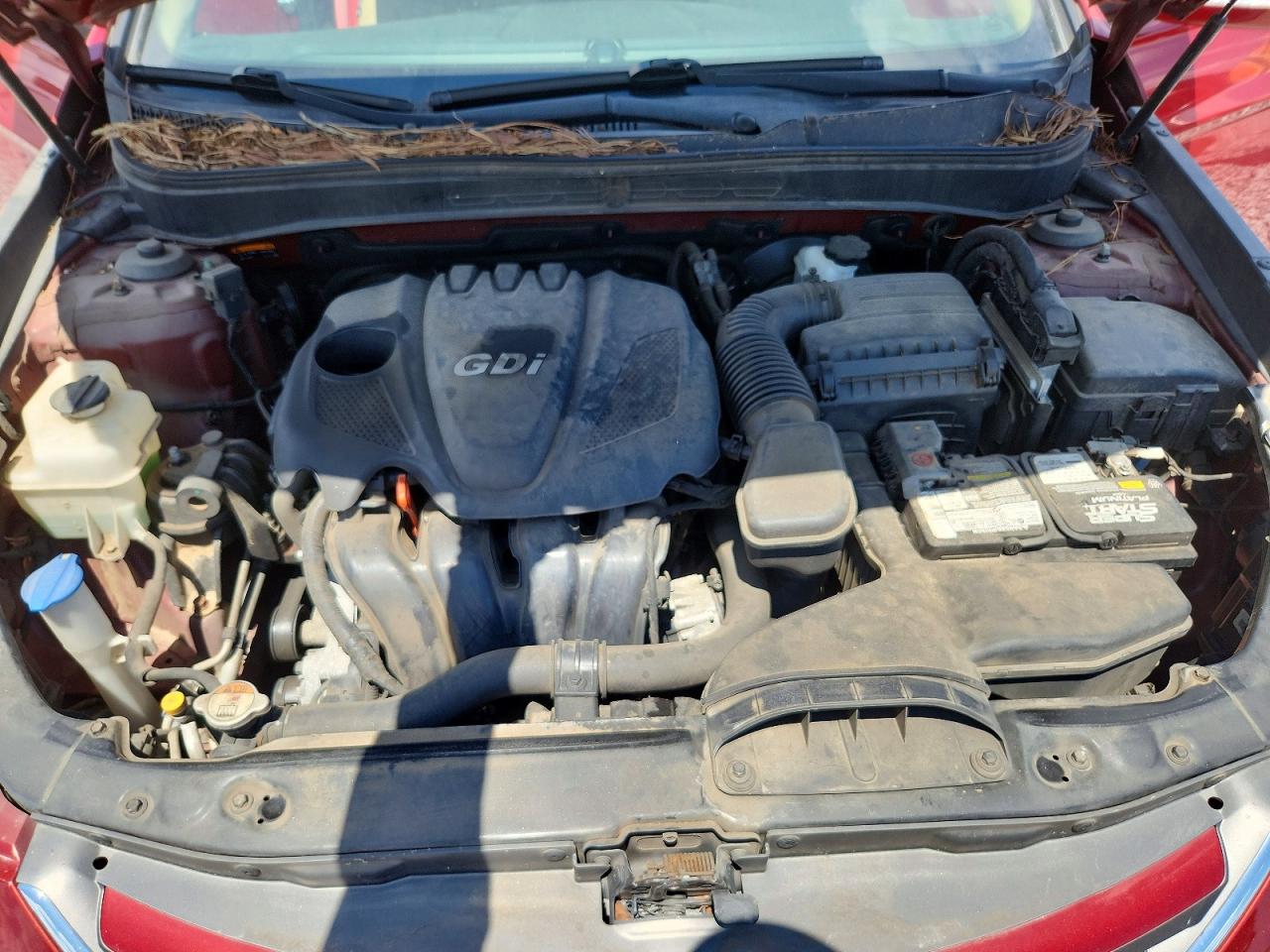 2014 Hyundai Sonata Gls Красный vin: 5NPEB4AC2EH928886