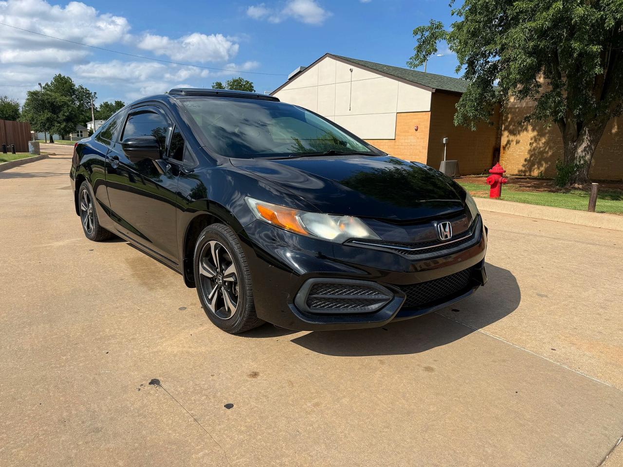 2015 Honda Civic Ex Черный vin: 2HGFG3B83FH510147