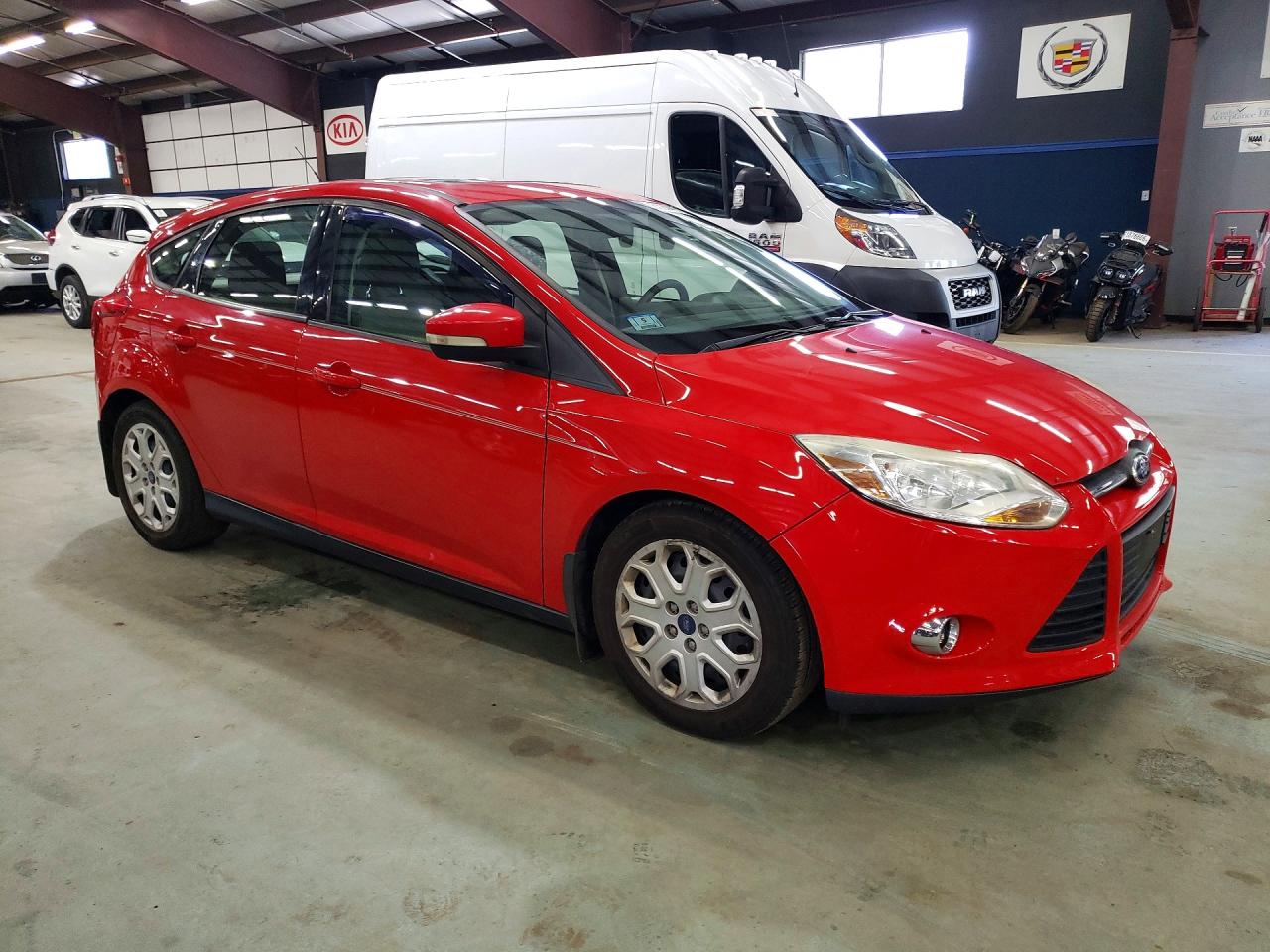 2012 Ford Focus Se Red vin: 1FAHP3K26CL149388