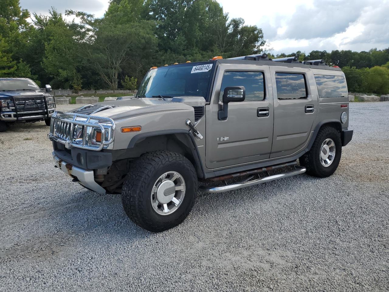 2008 Hummer H2    Gray vin: 5GRGN23838H104958