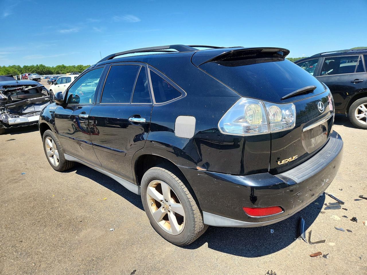 2008 Lexus Rx 350 Black vin: 2T2HK31U78C060242
