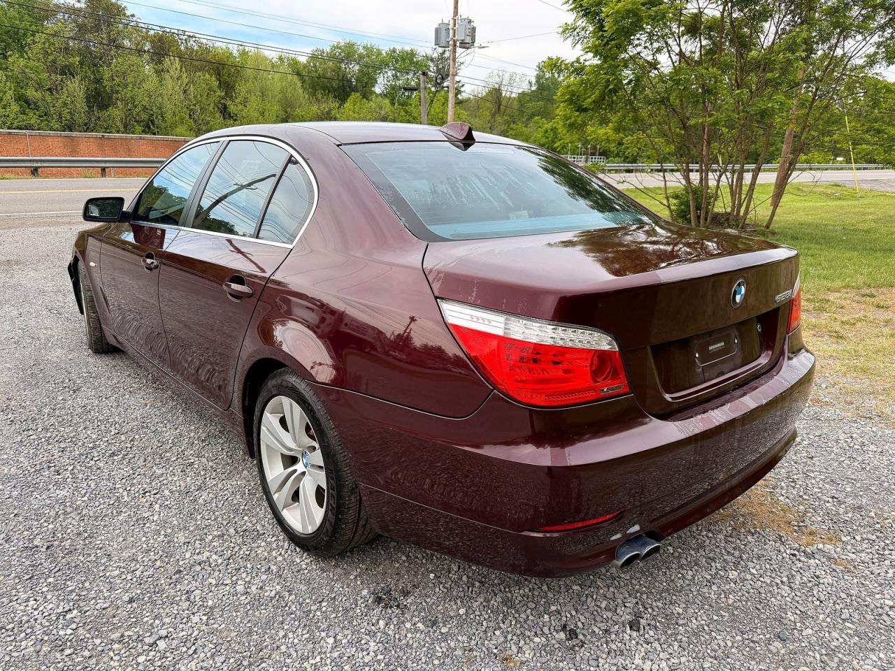 2009 Bmw 528 I Burgundy vin: WBANU53539C119930