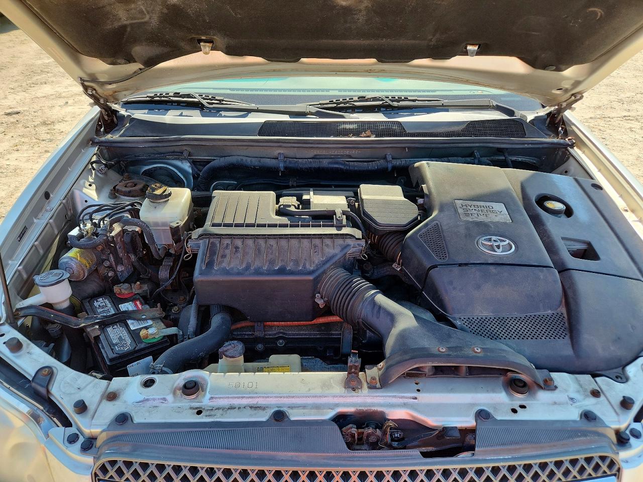 2006 Toyota Highlander Hybrid Серебряный vin: JTEEW21A060005453