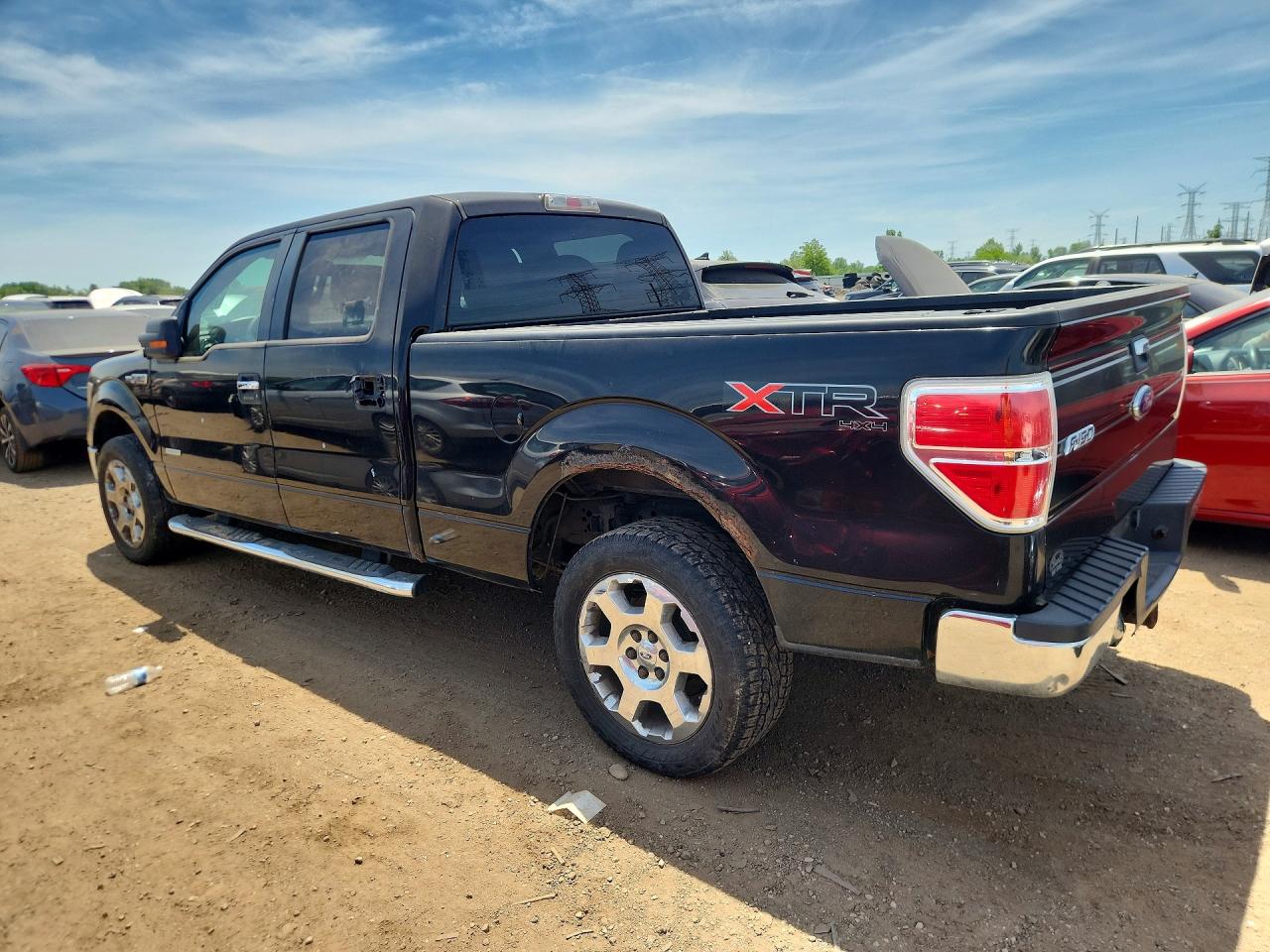 2012 Ford F150 Supercrew Black vin: 1FTFW1ET6CKE10926