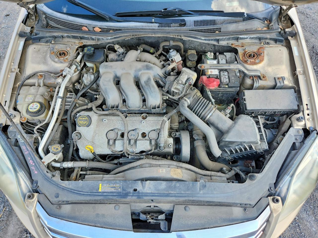 2007 Ford Fusion Se Beige vin: 3FAHP07167R208140