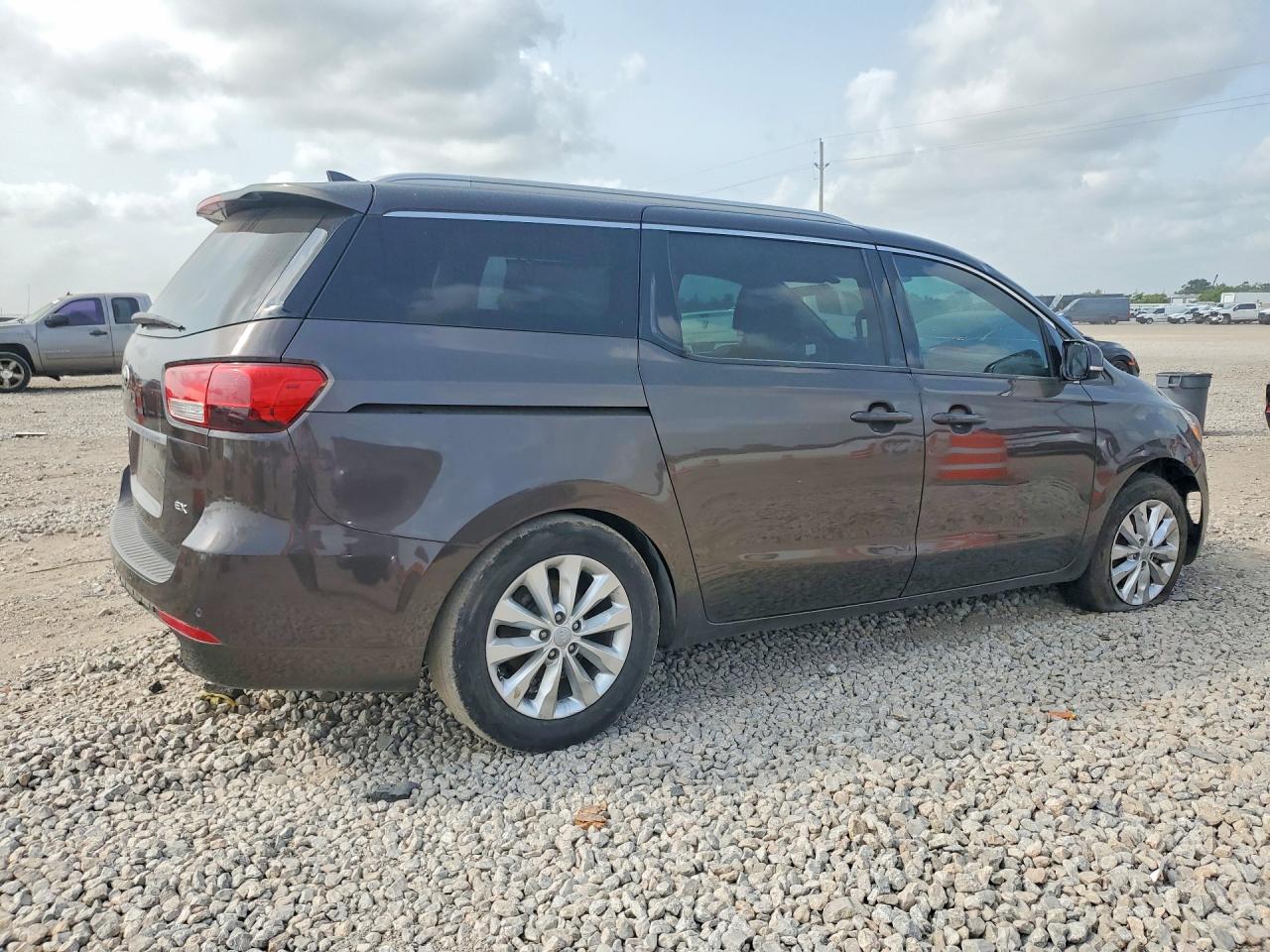 2015 Kia Sedona Ex Tan vin: KNDMC5C11F6023691