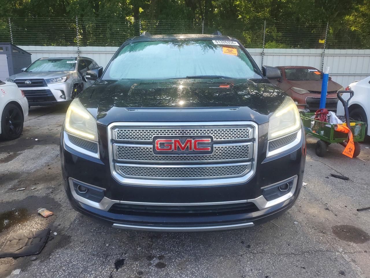 2014 Gmc Acadia Denali Черный vin: 1GKKRTKD9EJ276571