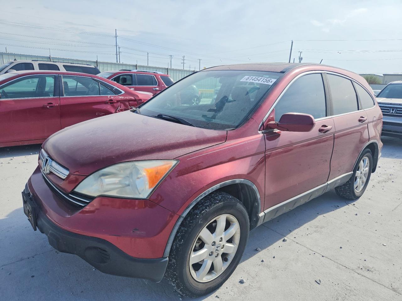 2009 Honda Cr-v Exl Темно-бордовый vin: 5J6RE38719L015981