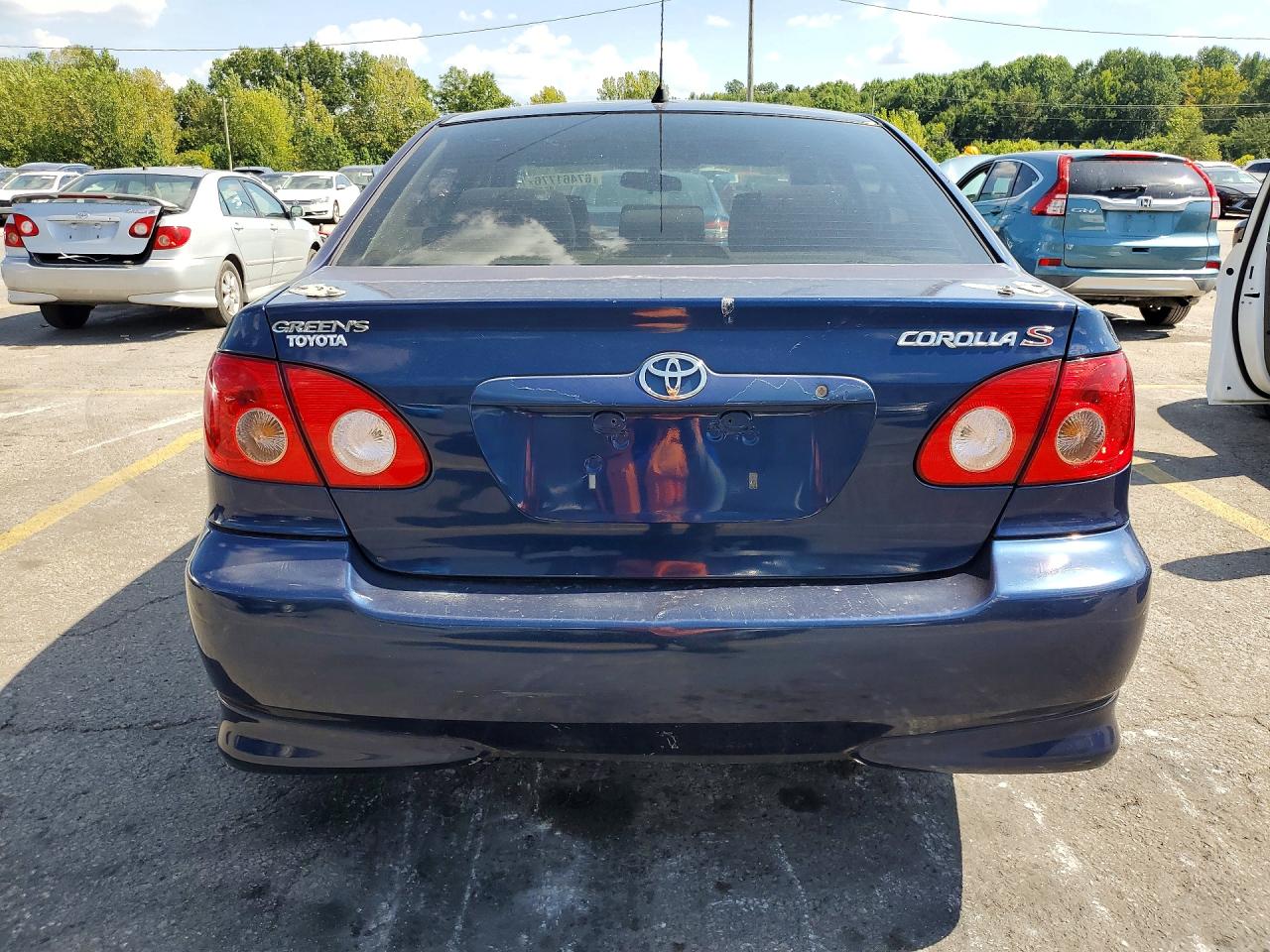 2008 Toyota Corolla S Blue vin: 2T1BR32E18C857289
