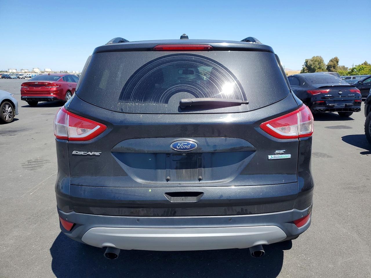 2014 Ford Escape Se Black vin: 1FMCU0GX7EUB01374