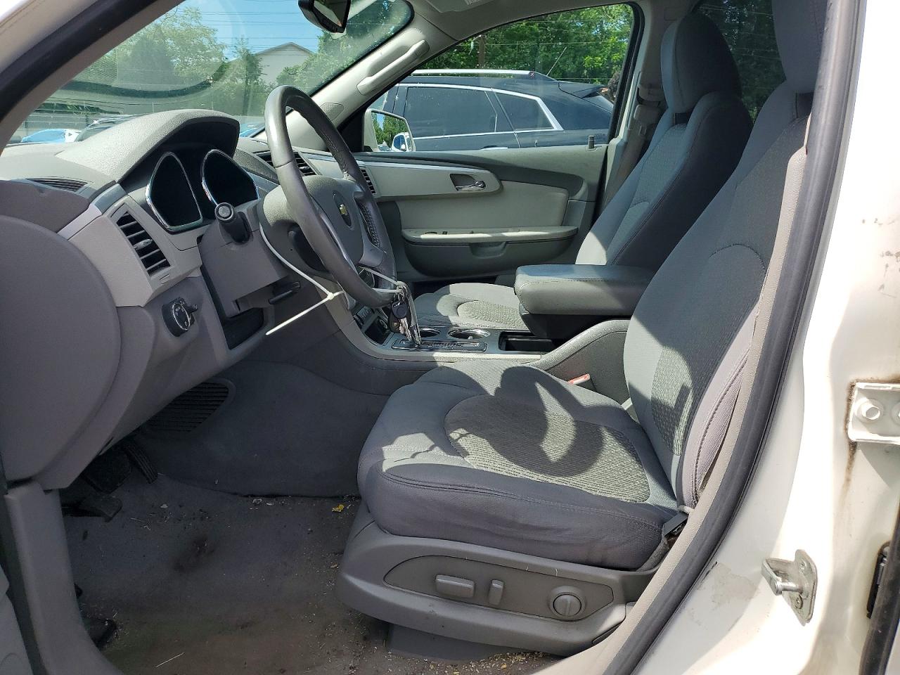 2012 Chevrolet Traverse Lt White vin: 1GNKVJED8CJ189854