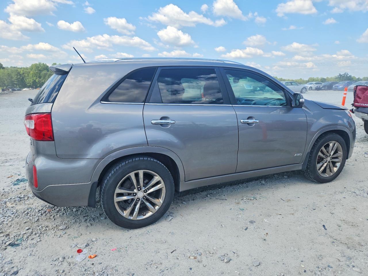 2014 Kia Sorento Sx Limited Gray vin: 5XYKWDA79EG455070