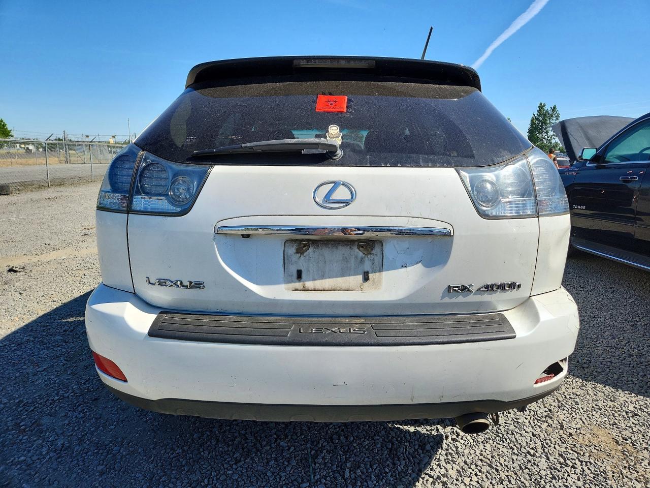 2007 Lexus Rx 400h White vin: JTJHW31U772033142