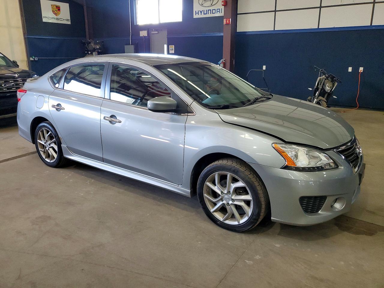 2013 Nissan Sentra S Gray vin: 3N1AB7AP0DL779012