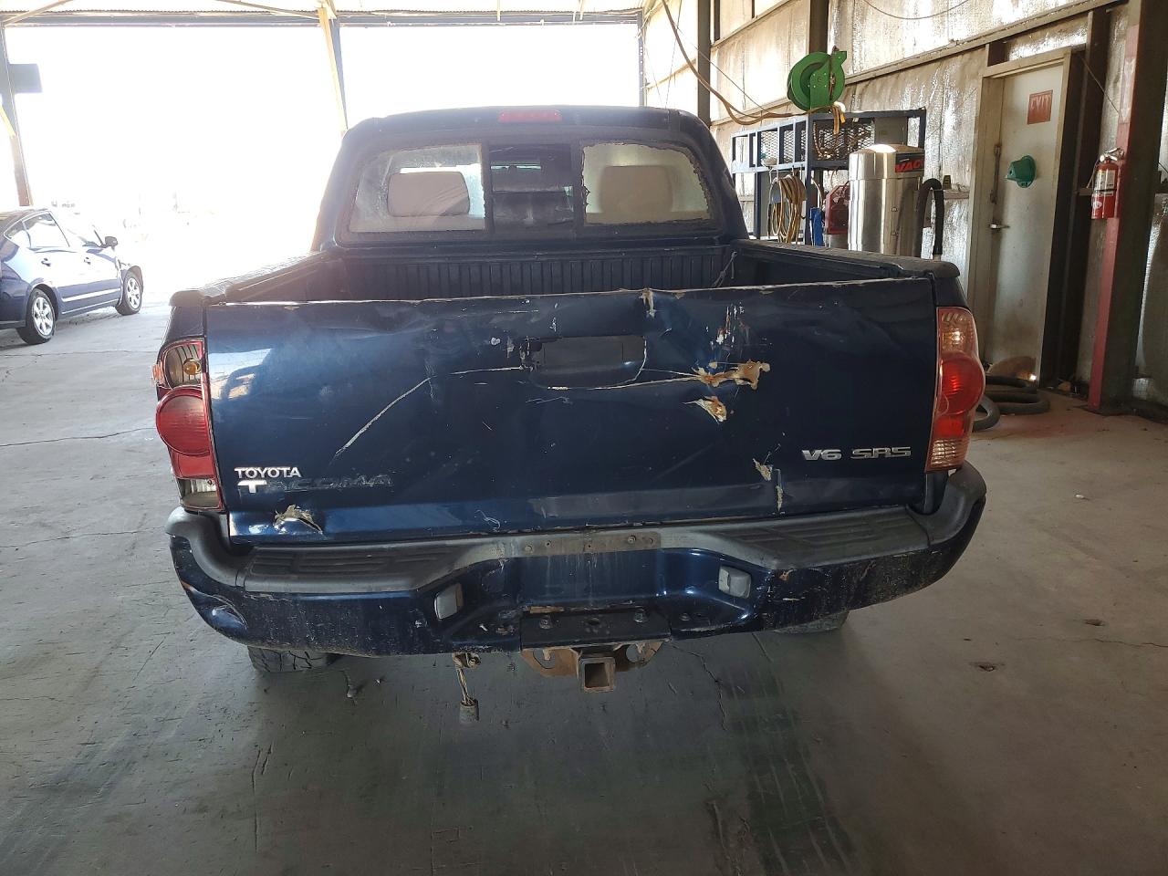 2005 Toyota Tacoma Double Cab Blue vin: 5TELU42NX5Z103015