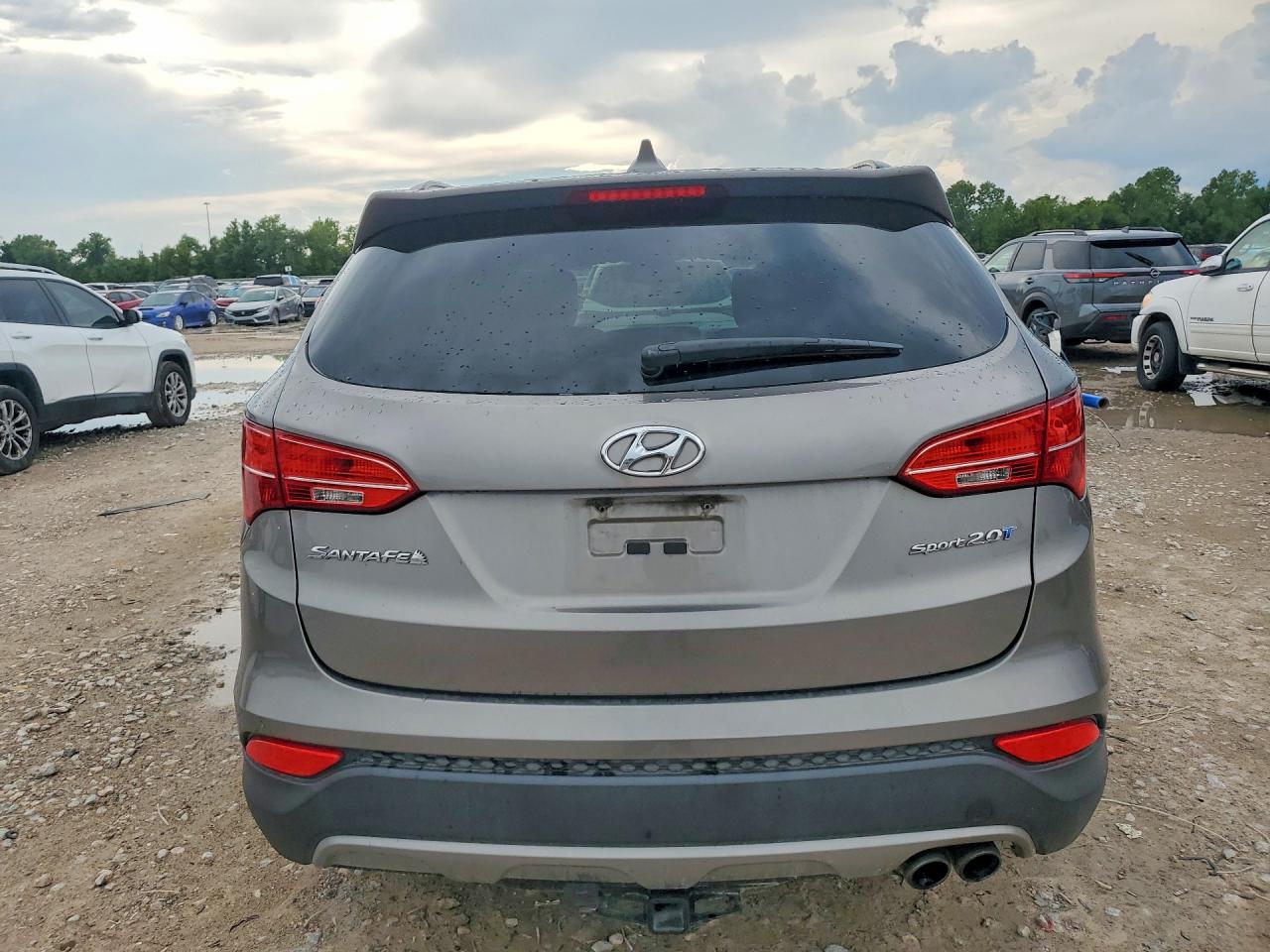 2013 Hyundai Santa Fe Sport 2.0t Gray vin: 5XYZU3LA7DG061590