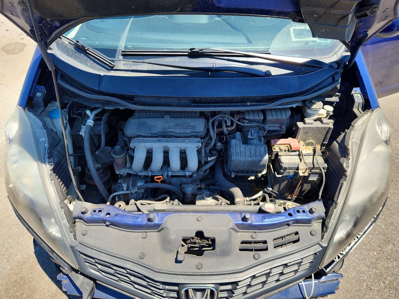 2012 Honda Fit Sport Blue vin: JHMGE8G52CC030702