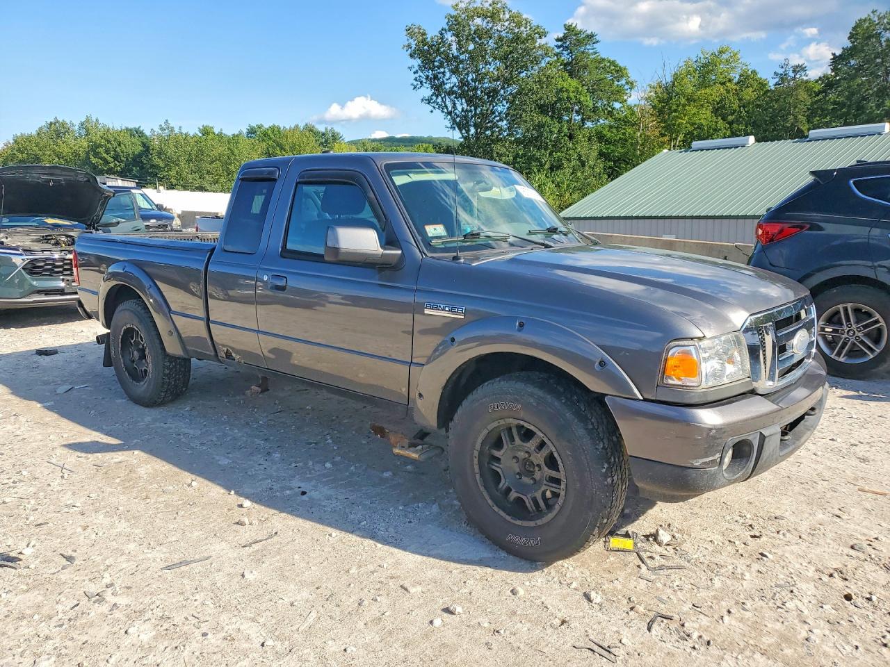 2011 Ford Ranger Super Cab Gray vin: 1FTLR4FE4BPA58331