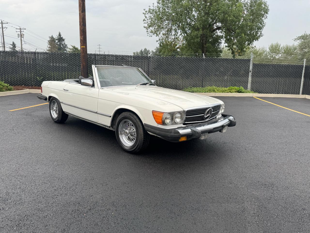 1979 Mercedes Benz 450 Sl White vin: 10704412049521