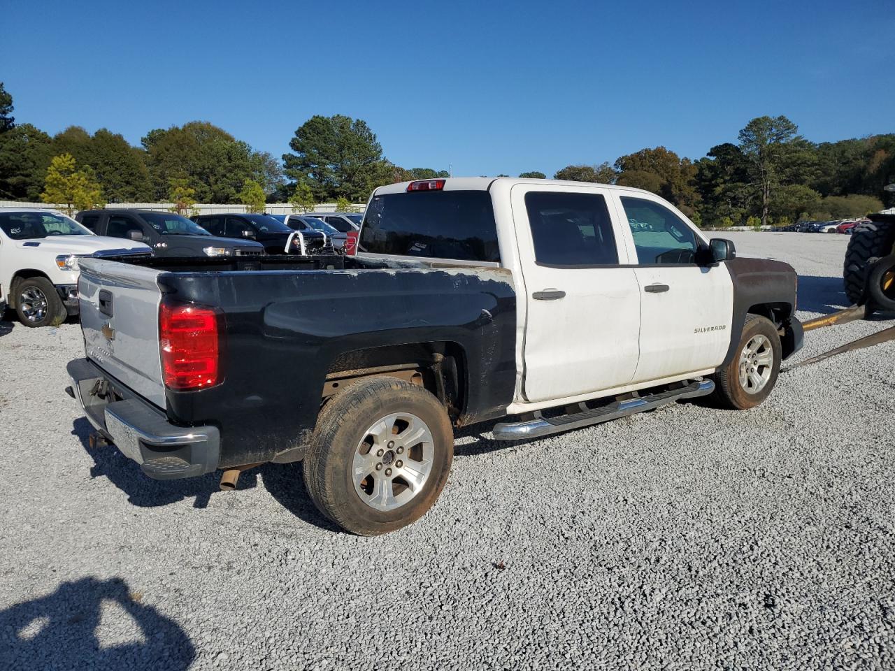 2014 Chevrolet Silverado C1500 Lt White vin: 3GCPCRECXEG111929