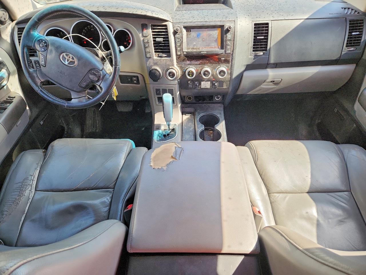 2013 Toyota Sequoia Limited Серый vin: 5TDKY5G11DS050163