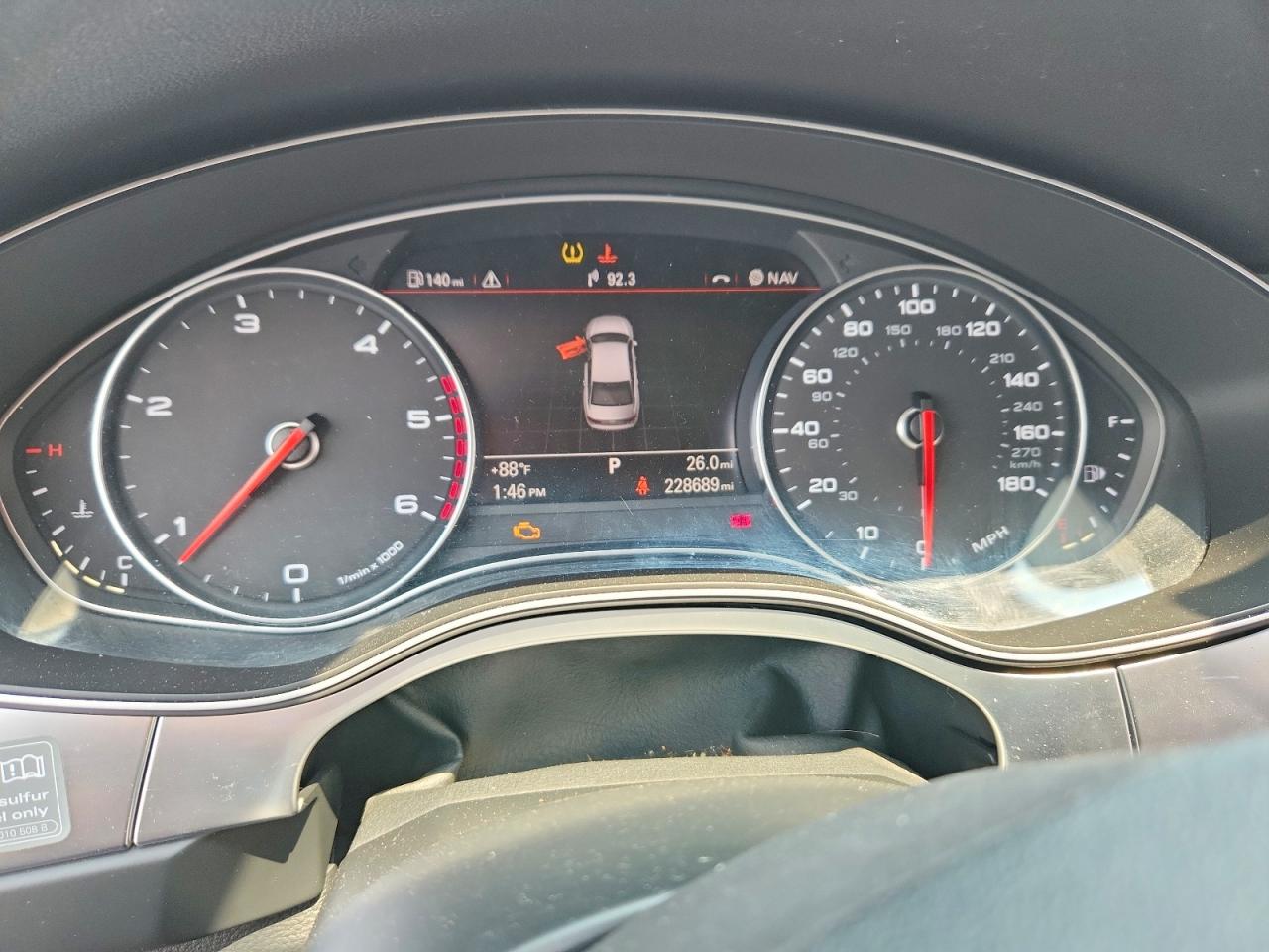 2014 Audi A6 Prestige White vin: WAUHMAFC1EN149667