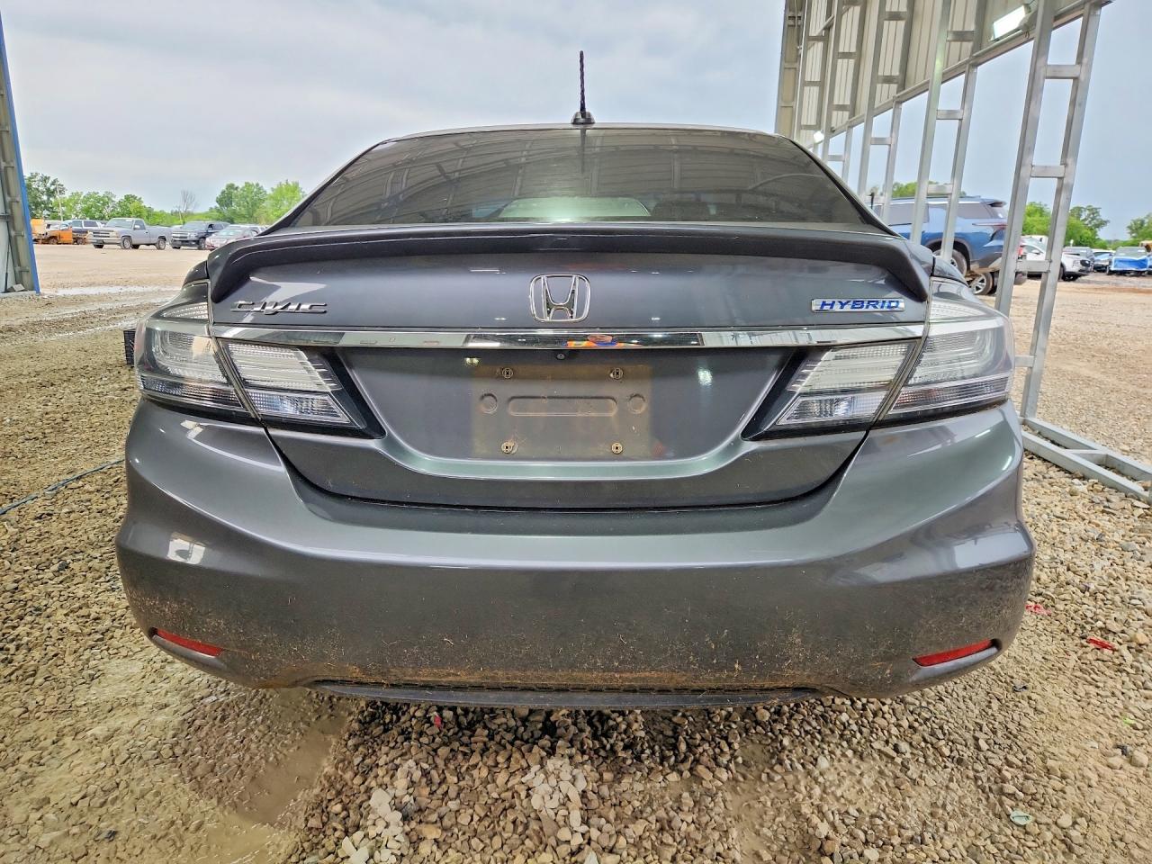 2013 Honda Civic Hybrid Silver vin: 19XFB4F23DE000236