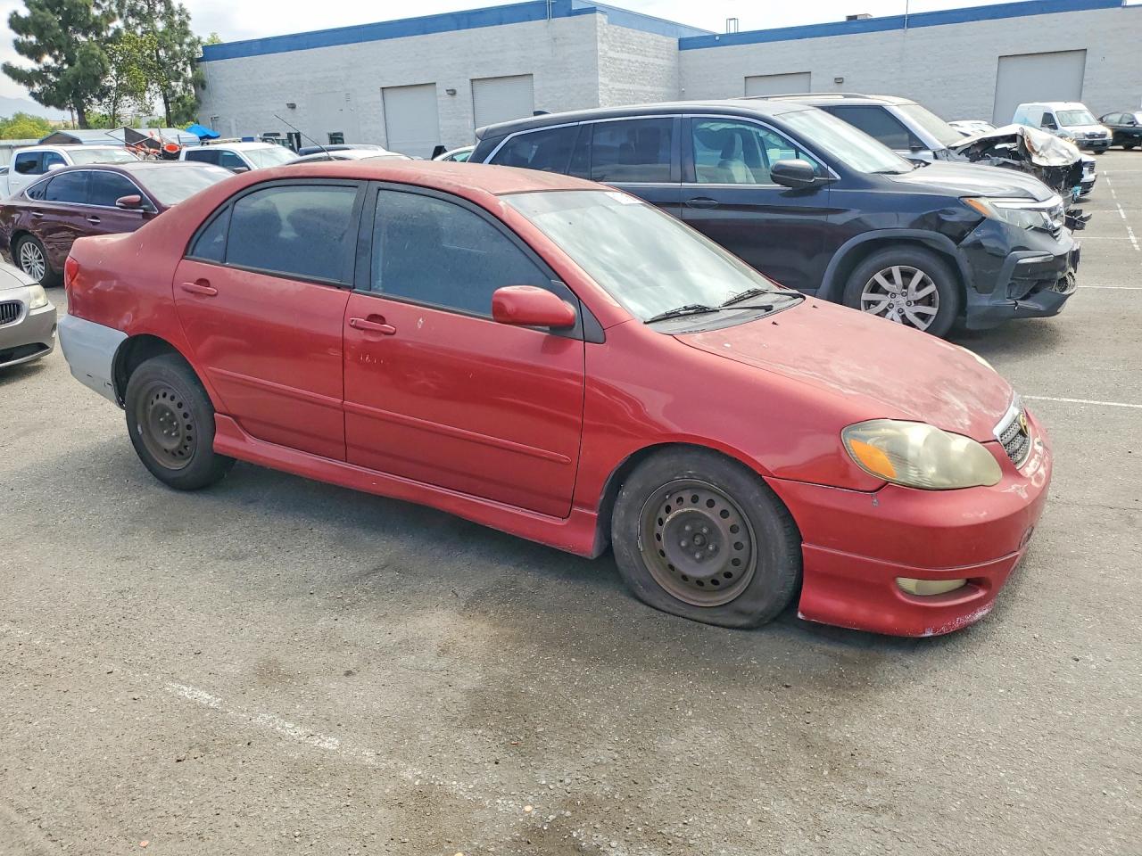 2006 Toyota Corolla S Red vin: 1NXBR32E96Z663802