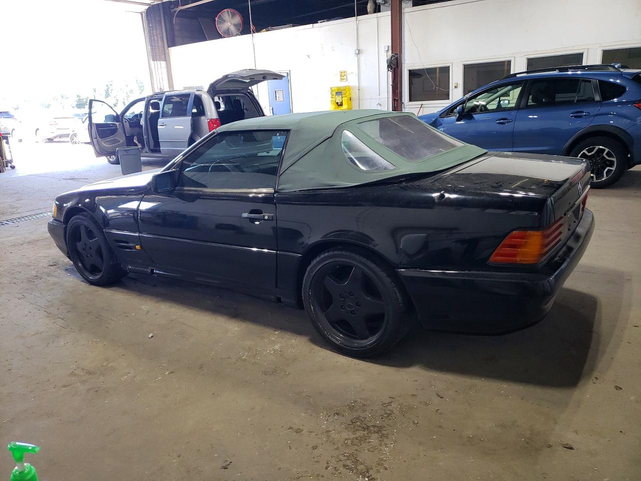1991 Mercedes-benz 300 Sl Black vin: WDBFA61E8MF017974