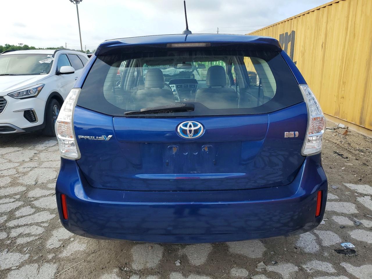 2012 Toyota Prius V Five Blue vin: JTDZN3EU3C3057057