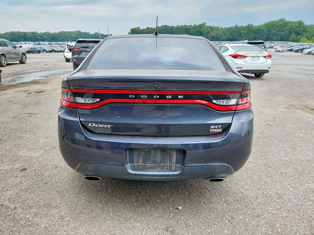 2013 Dodge Dart Sxt Gray vin: 1C3CDFBH5DD316665