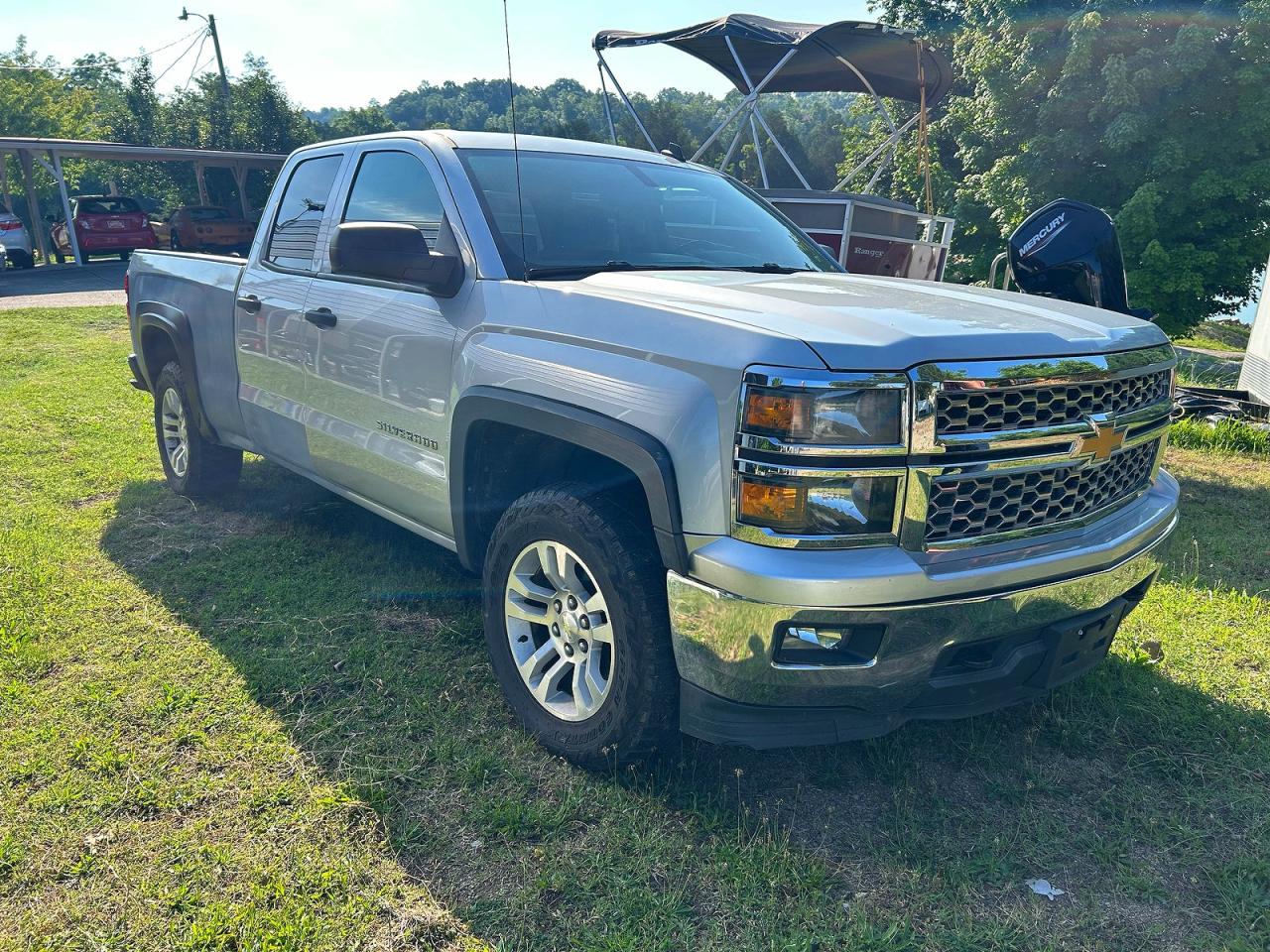 2014 Chevrolet Silverado K1500 Lt Silver vin: 1GCVKREC6EZ288620
