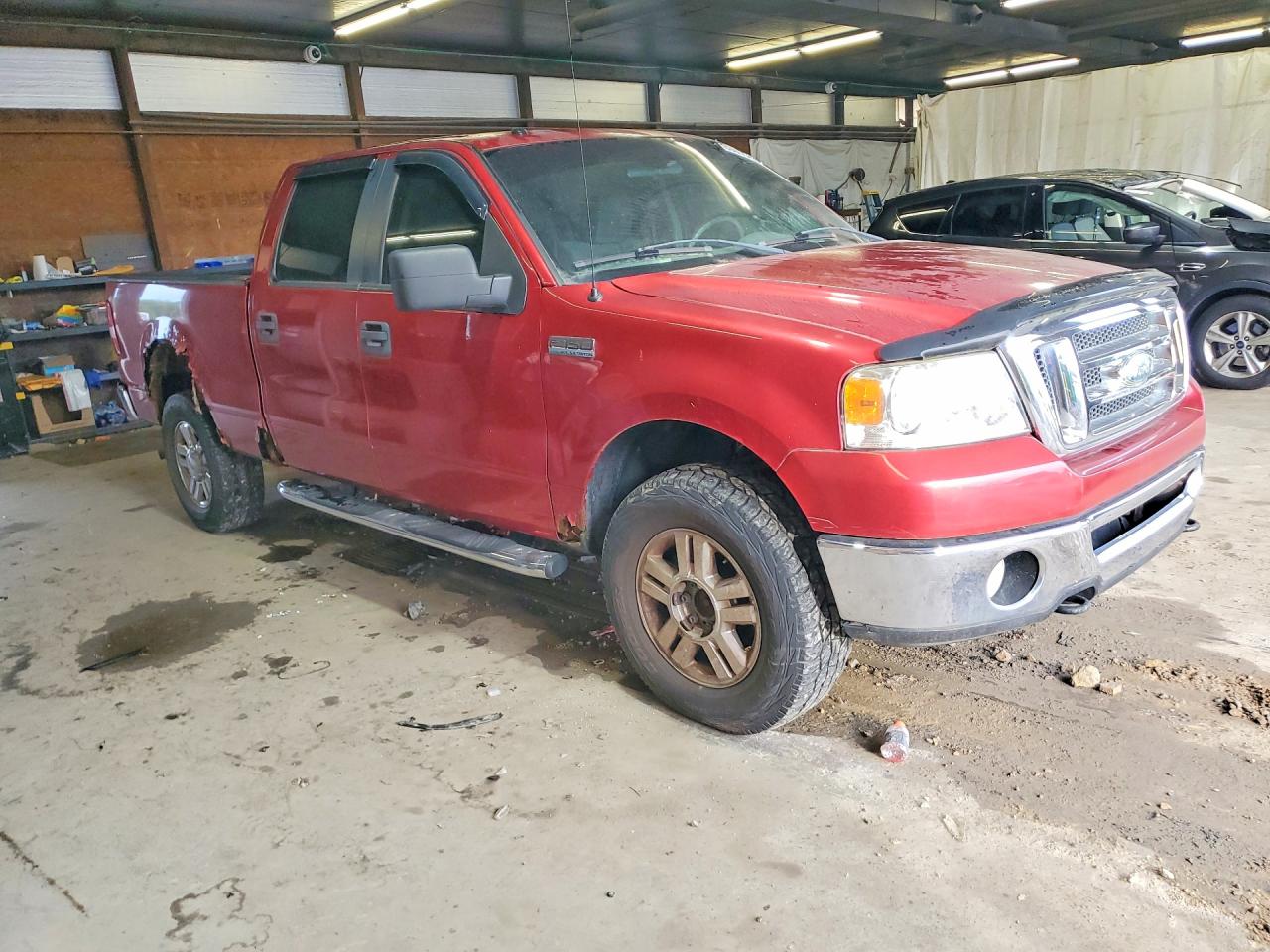 2008 Ford F150 Supercrew Red vin: 1FTPW14VX8FA53418