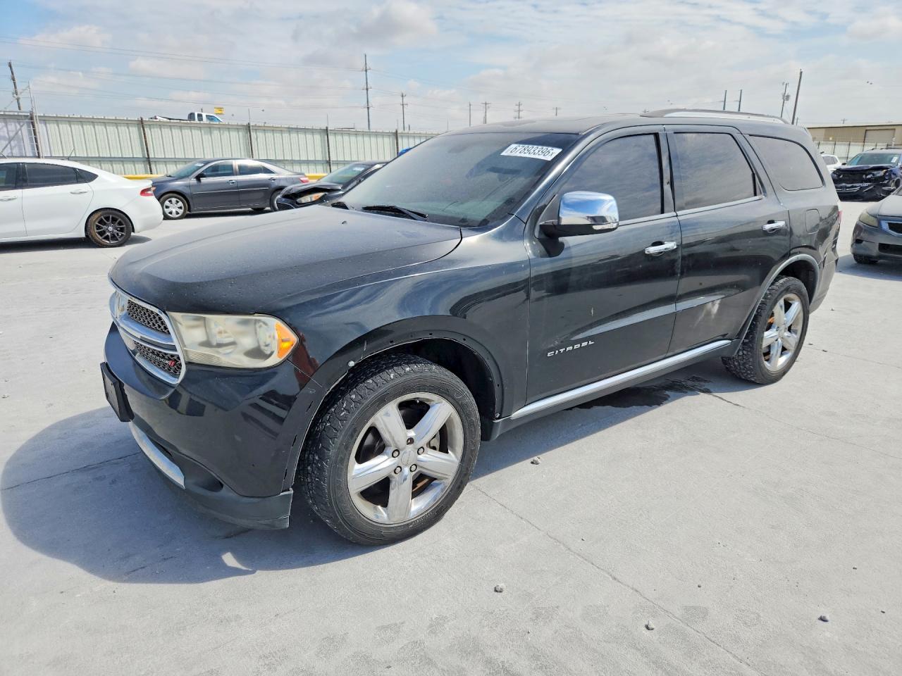 2013 Dodge Durango Citadel Черный vin: 1C4RDHEGXDC690781