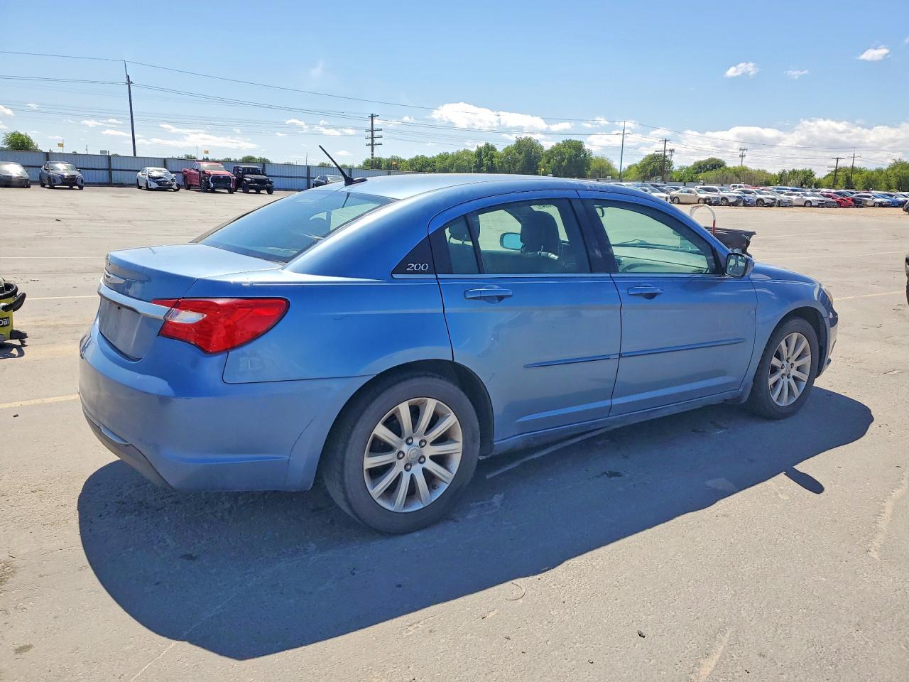 2011 Chrysler 200 Touring Blue vin: 1C3BC1FG8BN553614
