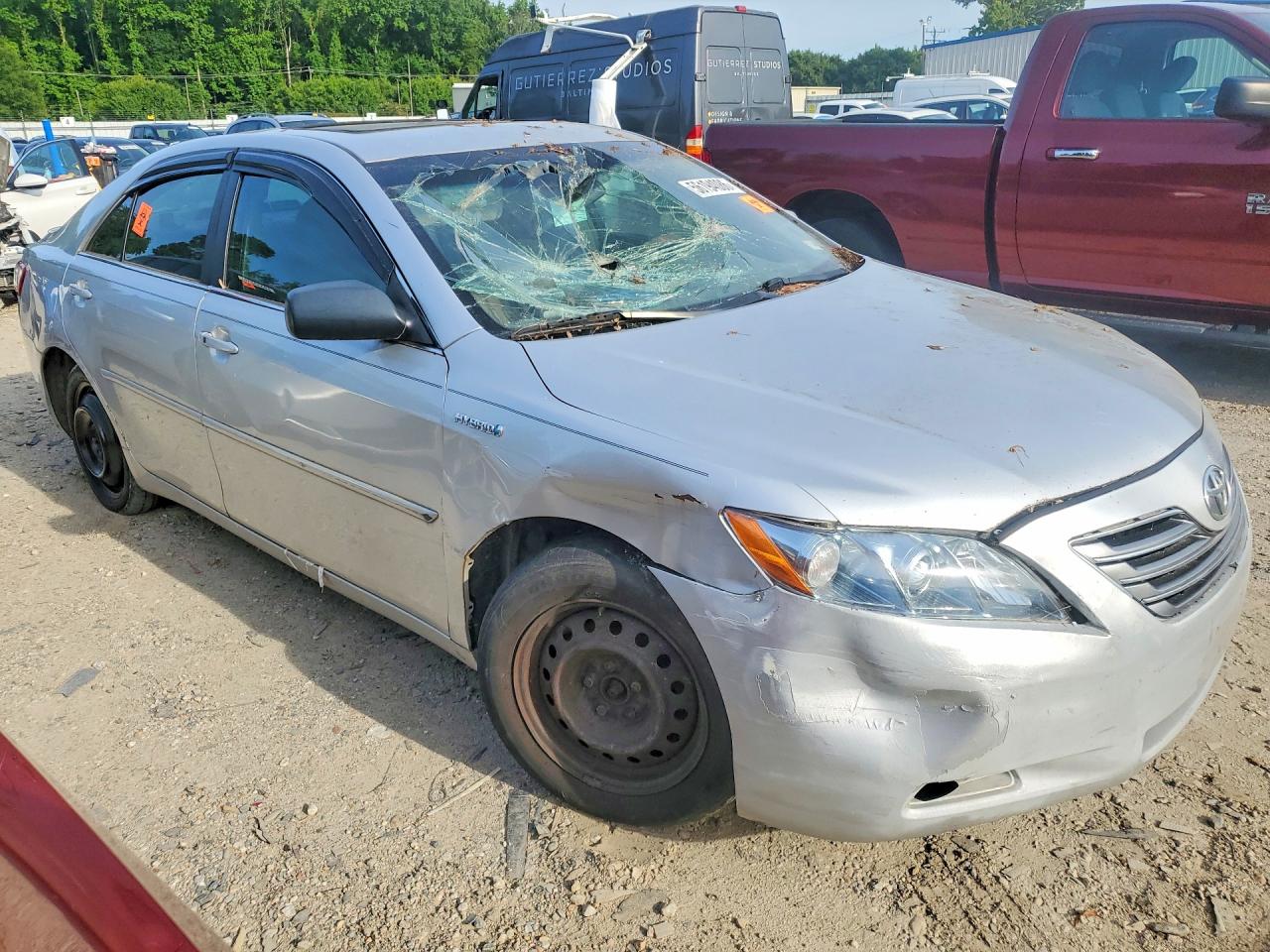 2009 Toyota Camry Hybrid Silver vin: 4T1BB46K29U080440