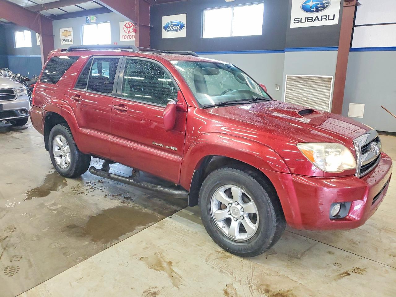 2008 Toyota 4runner Sport Edition Burgundy vin: JTEBU14RX8K035121