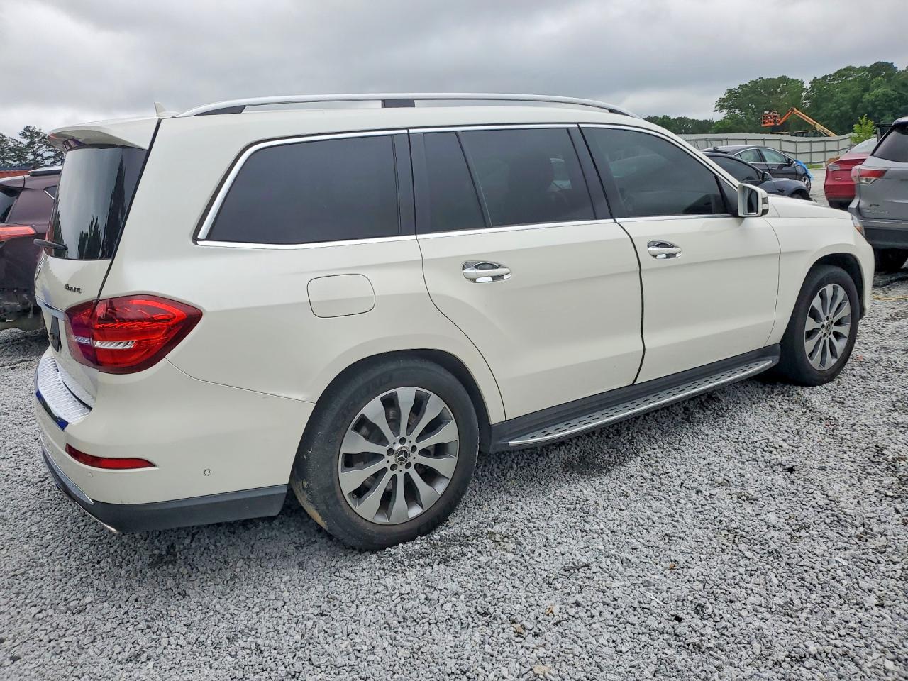 2018 Mercedes-benz Gls 450 4matic White vin: 4JGDF6EE3JB029789