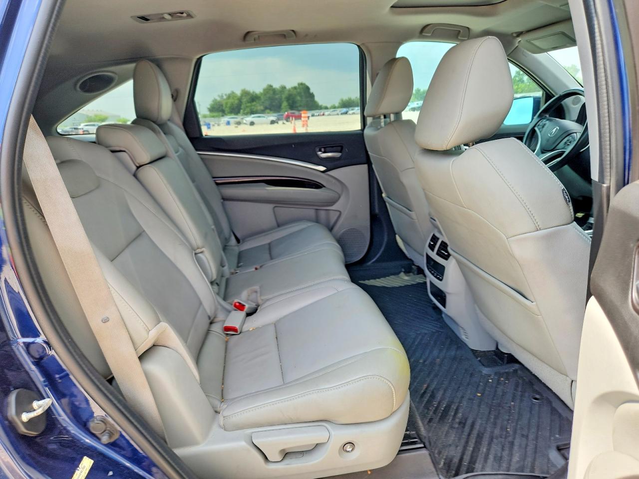 2015 Acura Mdx Technology Blue vin: 5FRYD3H43FB011082