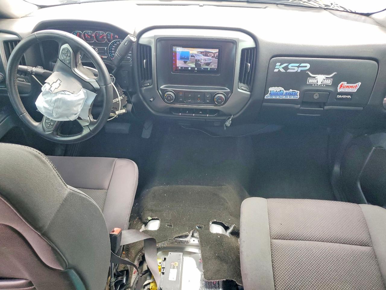 2014 Chevrolet Silverado K1500 Lt Silver vin: 3GCUKREC1EG226571