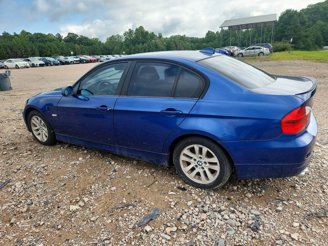 2007 Bmw 328 I Sulev Blue vin: WBAVC53577FZ75973