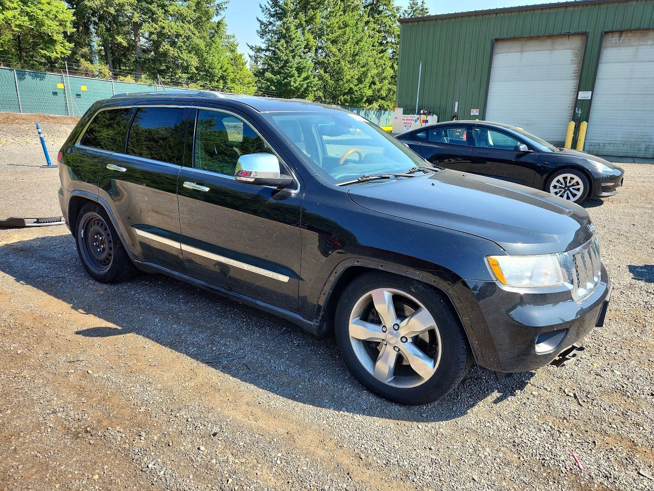 2012 Jeep Grand Cherokee Overland Black vin: 1C4RJFCT1CC148612
