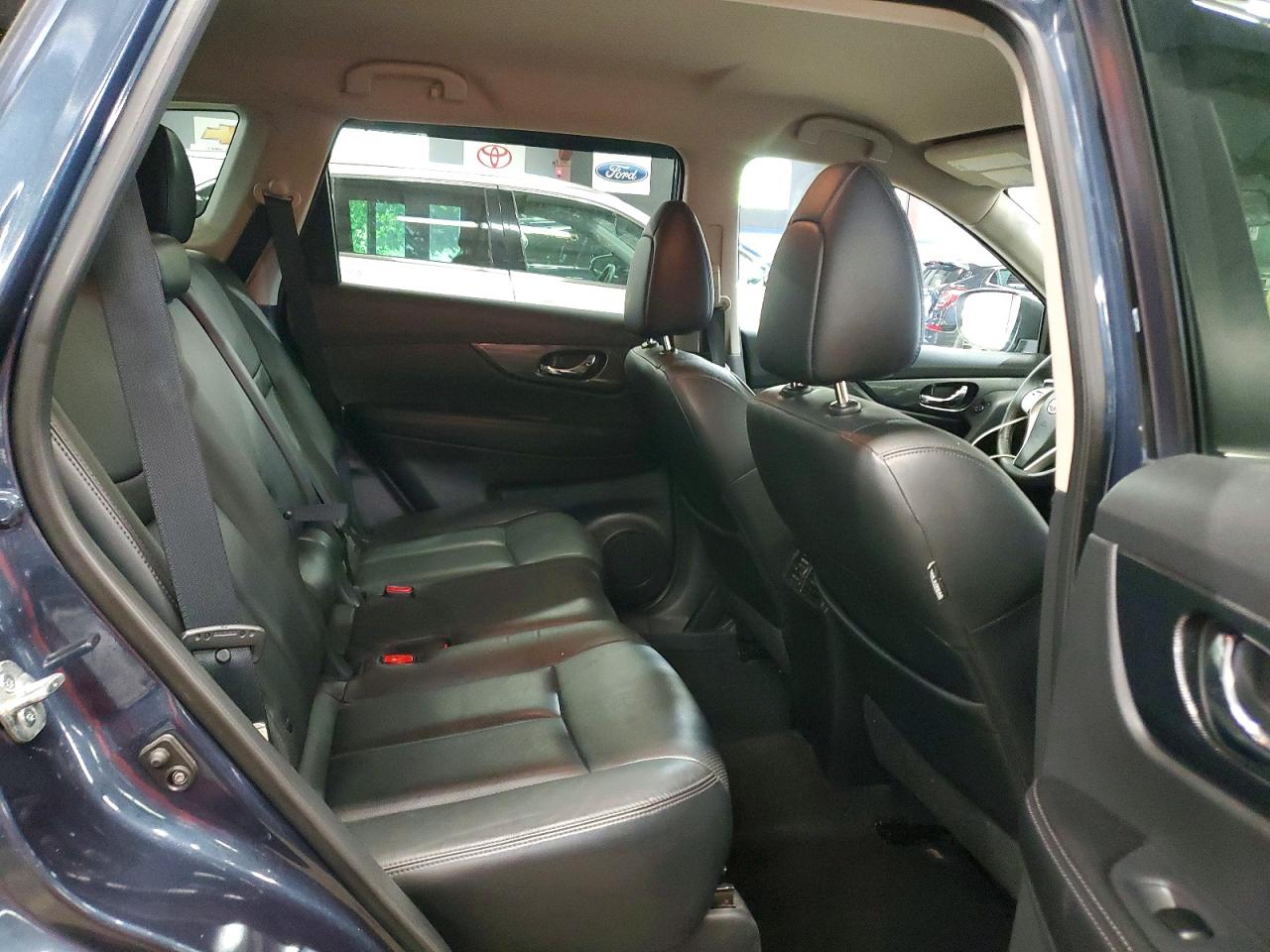 2014 Nissan Rogue Sl Blue vin: 5N1AT2MV4EC864760