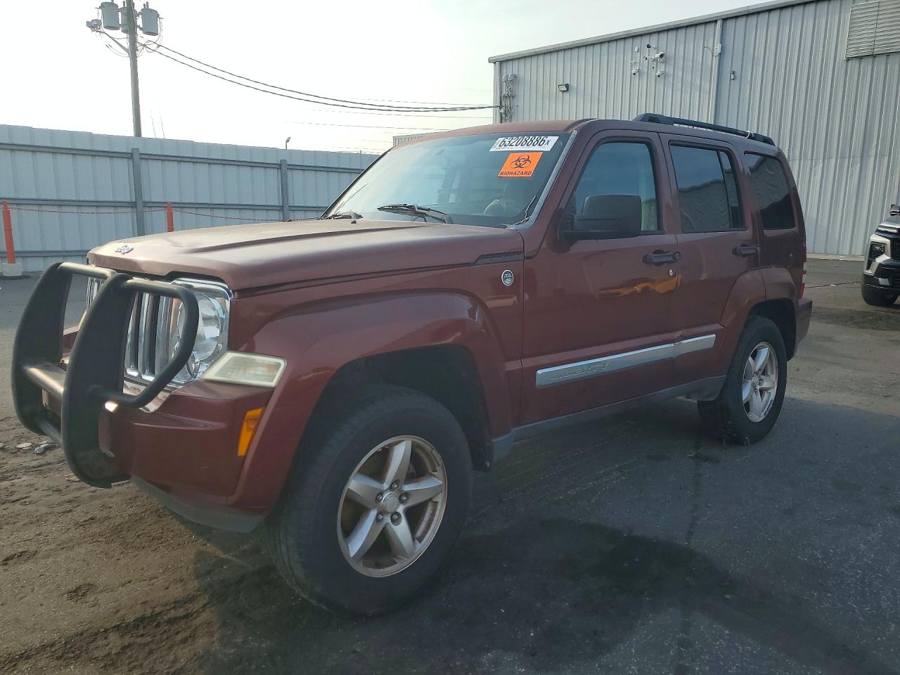 2008 Jeep Liberty Limited Burgundy vin: 1J8GN58K38W271980